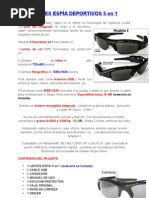 Manual Lentes Con Camara Espía.