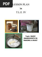 LP TLE IV - Basic Ingredients in Making A Crust