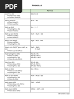 (BUSMATH) Formulas