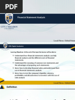 Module 2 Financial Statement Analysis