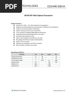 Datasheet-D23446-SSHA (GPON ONU B Plus SFP) - UK