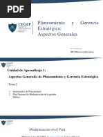 Tema 2 Instrumentos de Planeamiento, Plan Nacional de Modernización de La Gestión Pública..