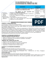 Hoja de Trabajo 05 - V Unidad - 2do - Organizacion Economica Del Virreinato Del Peru