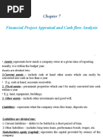 Financial Project Appraisal and Cash Flow Analysis