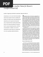 Pryor2009 - Codependency and Bowen Undifferentiated Self