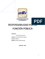 Responsabilidad Por La Funcion Pública - Aud Gub