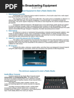 Radio Broadcasting Equipment