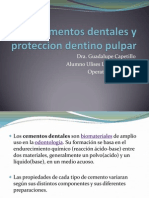 Cementos Dentales y Proteccion Dentino Pulpar