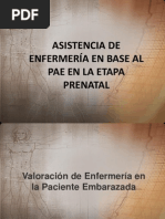 Asistencia de Enfermería en Base Al Pae en La Etapa Prenatal 1