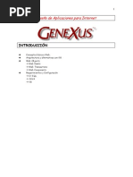 Diseño de Aplicaciones GeneXus Introducción en Web