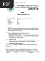 Silabo TMEU EPEL Administración 2022-II