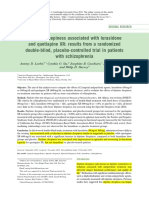 Daytime Sleepiness Associated With Lurasidone