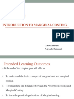 Chapter 07 - Introduction To Marginal Costing