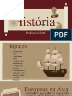 Simple Red and Beige Vintage Illustration History Report Presentation