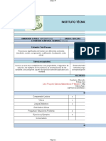 Plan de Aula 3°. 1 Periódo.