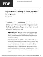 Digital Twins - The Key To Smart Product Development - McKinsey