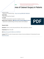 Long-Term Outcomes of Cataract Surgery in Patients