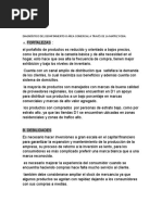 Diagnóstico Del Departamento o Área Comercial A Través de La Matriz Foda