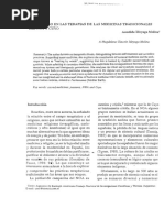 Lo Sagrado en Las Terapias de Las Medicinas Tradicionales Del NOA y Cuyo