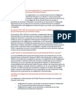 Cuál Es La Base Legal Que Cita El Magistrado en Su Resolución para Invocar La Obligación Internacional Por Parte Del Estado Peruano