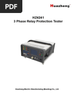 11.3 HZ4241 3 Phase Relay Protection Tester - User Manual