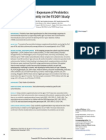 Association of Early Exposure of Probiotics and Islet Autoinmmunity in The Teddy Study