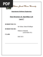 DS Lab 07 (2020-BSE-051)