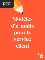 Modèles D'e-Mails Pour Le Service Client