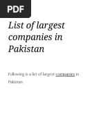 List of Largest Companies in Pakistan - Wikipedia