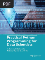 Practical Python Programming For Data Scientists A. Suresh N.