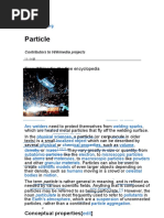 Particle: Conceptual Properties