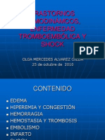 Transtornos Hemodinamicos, Enfermedad Trombolica y Shock