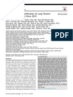 WHO Classifications of Lung Tumor