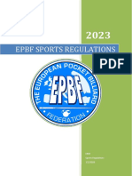 EPBF Sports Regulations As Per 01.0112023