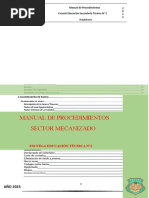 MANUAL DE PROCEDIMIENTO Hojalateria