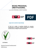 Derecho Procesal Constitucional Semana 1