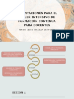 Taller de Formación Continua para Docentes Fin de Ciclo