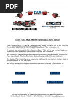 Eaton Fuller RTLO 14913A Transmission Parts Manual