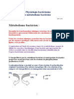 Metabolisme Bacterien 2020 2021