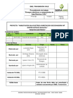 PTS Ensayos Electricos Centro Satelite Quillota - EJEMPLO