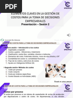 Elementos Claves en La Gestión de Costos para La Toma de Decisiones Empresariales