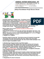 1.11 Penyebab Terjadinya Kecelakaan Kerja