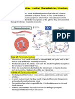 Plasmodium Vivax - Habitat, Characteristics, Structure, Life Cycle