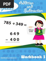 Workbooks 3rd Grade Add Sub 3