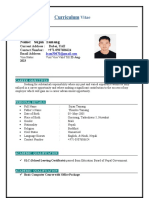 Sujan Tamang Kitchen Helper CV 2