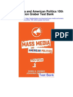 Mass Media and American Politics 10th Edition Graber Test Bank