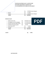 Laporan Bendahara 17an 2023