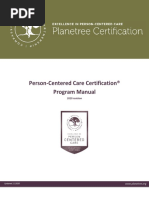 Person Centered Care Certification Manual