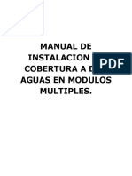 Manual de Instalacion de Cobertura A Dos Aguas en Modulos Dobles