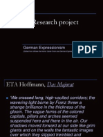 Unit 3: Research Project: German Expressionism